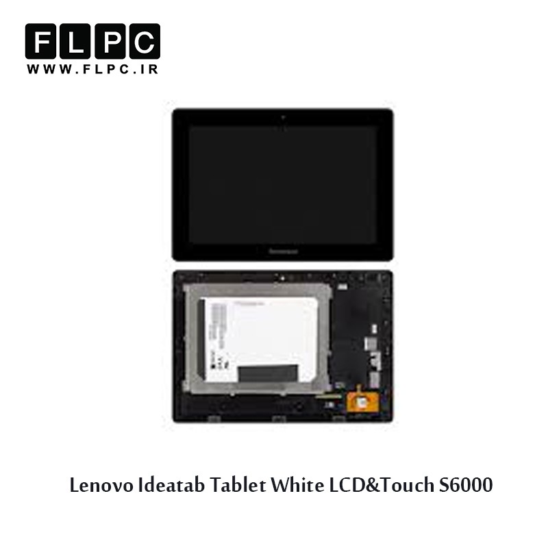 Lenovo Ideatab S6000 Tablet White LCD&Touch With Frame تاچ و ال سی دی تبلت لنوو  با قاب و بدون سیم کارت