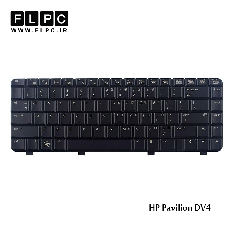کیبورد لپ تاپ اچ پی مشکی HP laptop keyboard Pavilion DV4 Black