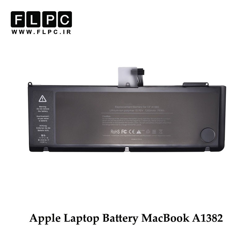 باطری لپ تاپ اپل Apple Laptop Battery MacBook A1382 -6cell