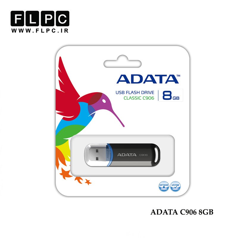 فلش مموری C906 ای دیتا 8 گیگابایت// ADATA C906 Flash Memory 8GB