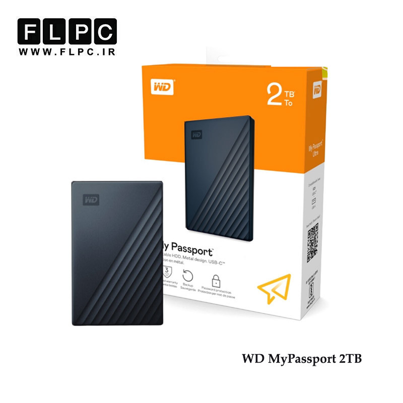 هارد اکسترنال 2 ترابایت WD مدل My Passport