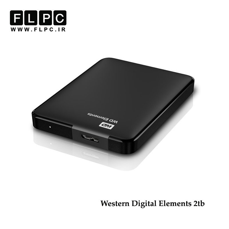 هارد اکسترنال وسترن دیجیتال مدل Elements ظرفیت2 ترابایت / Western Digital Elements External Hard Drive 2TB