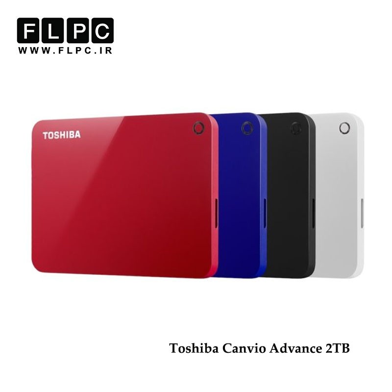هارد اکسترنال توشیبا مدل Canvio Advance ظرفیت 2 ترابایت/Toshiba Canvio Advance External Hard Drive 2TB