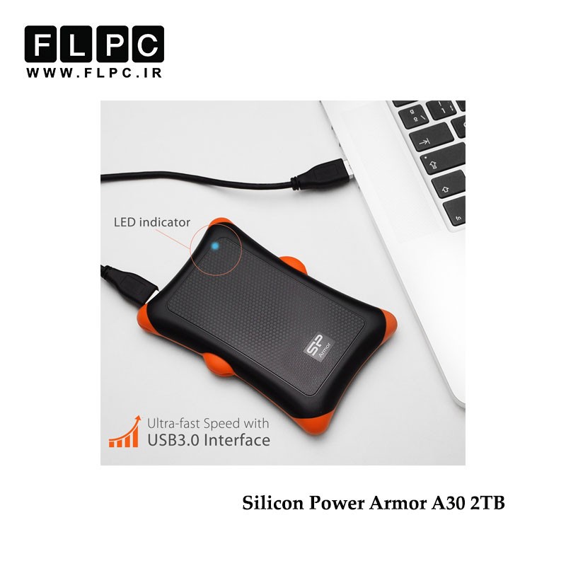 هارد اکسترنال سیلیکون پاور مدل Armor A30 ظرفیت 2 ترابایت