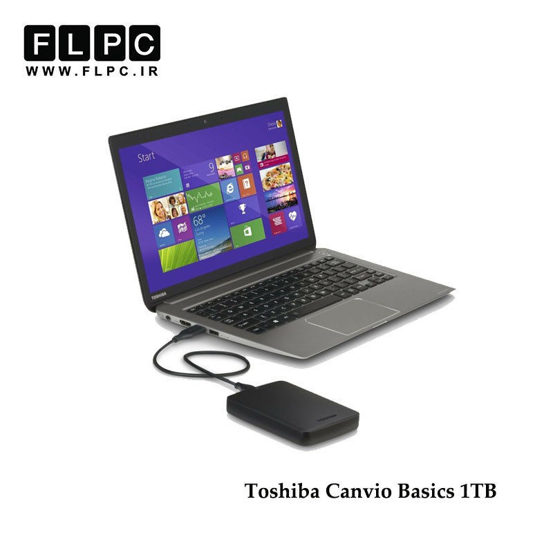 هارد اکسترنال توشیبا 1 ترابایت مدل Canvio Basics