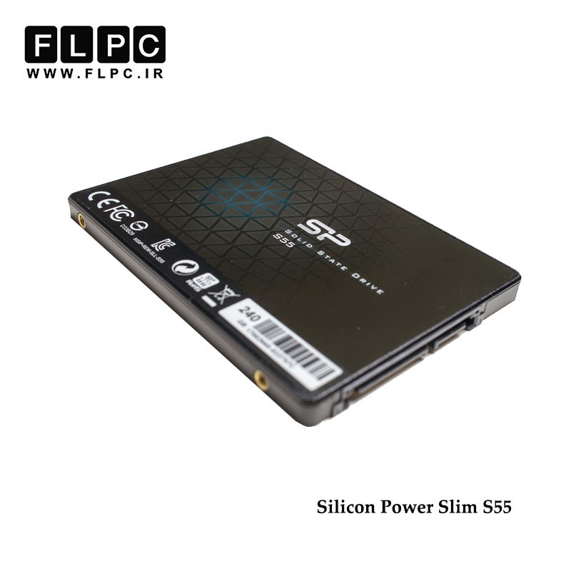 اس اس دی اینترنال سیلیکون پاور مدل Slim S55 ظرفیت 240 گیگابایت/Silicon Power Slim S55 SATA3.0 Internal SSD 240GB