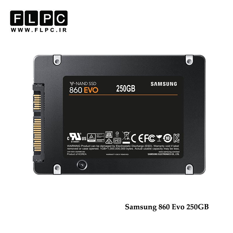اس اس دی اینترنال سامسونگ مدل 860 Evo ظرفیت 250 گیگابایت/Samsung 860 Evo SSD  Internal Drive 250GB