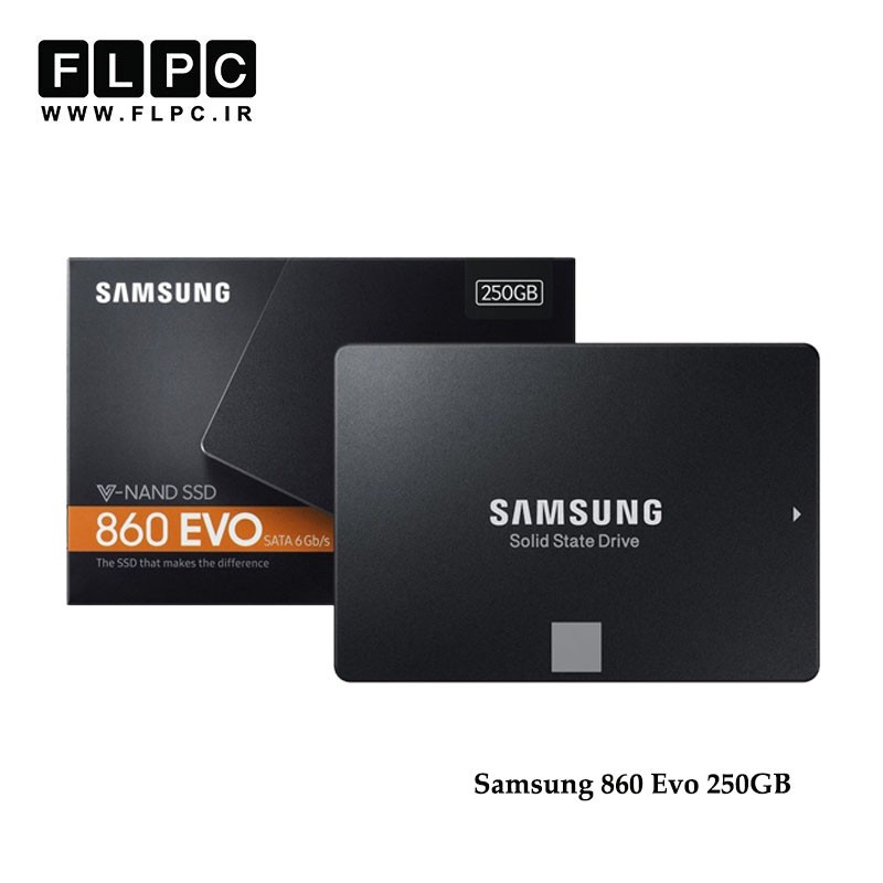 اس اس دی اینترنال سامسونگ مدل 860 Evo ظرفیت 250 گیگابایت/Samsung 860 Evo SSD  Internal Drive 250GB