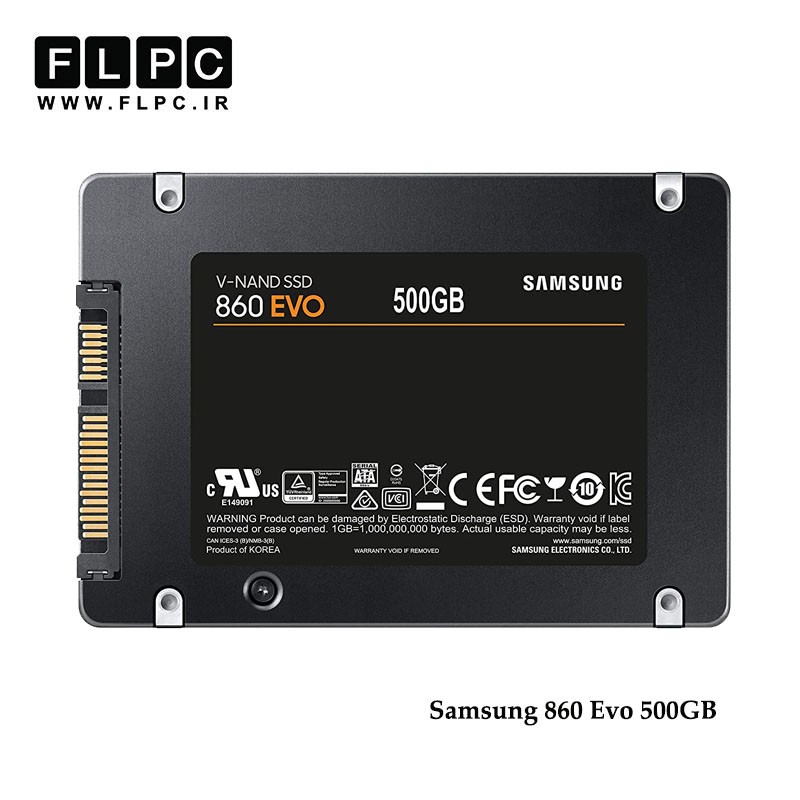 اس اس دی اینترنال سامسونگ مدل 860 Evo ظرفیت 500 گیگابایت/Samsung 860 Evo SSD Internal Drive 500GB