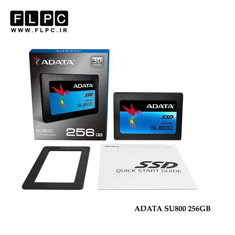 اس اس دی ای دیتا مدل SU800 ظرفیت 256 گیگابایت/ADATA SU800 Internal SSD Drive 256GB