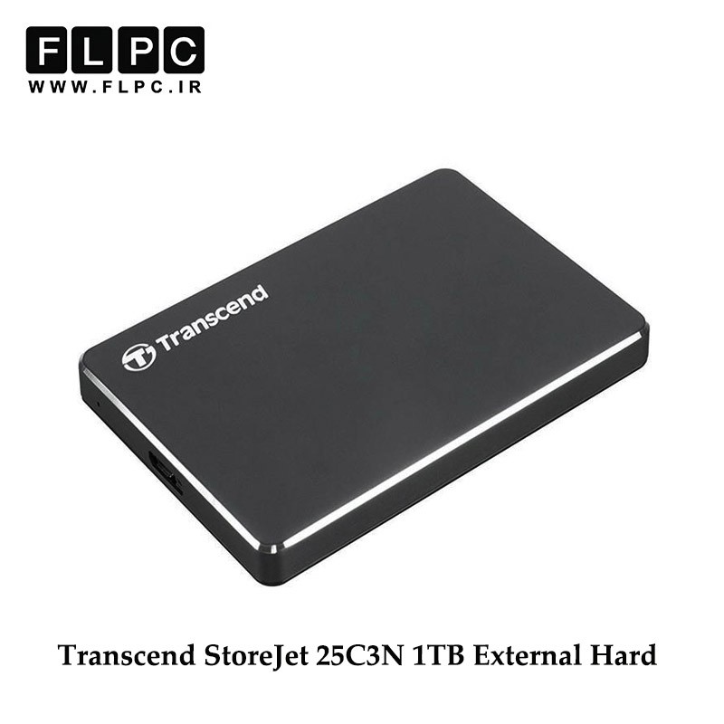 هارد اکسترنال ترنسند مدل StoreJet 25C3N ظرفیت 1 ترابایت