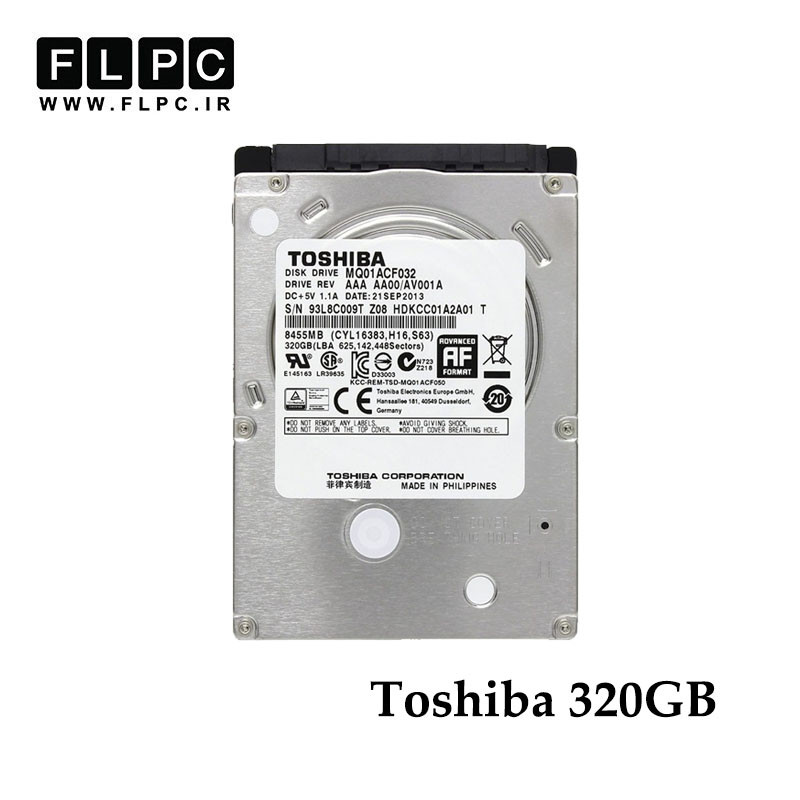 هارد HDD لپ تاپ 320 گیگابایت Toshiba مدل MQ01ACF032 کارکرده