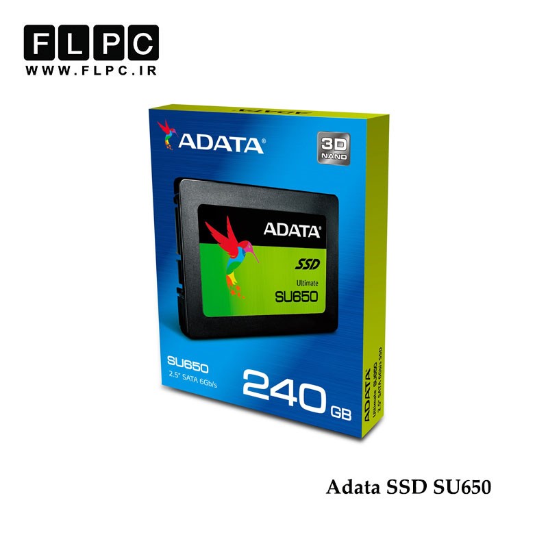 اس اس دی ای دیتا مدل SU650 حافظه  ADATA SSD اینترنال ظرفیت 240 گیگابایت
