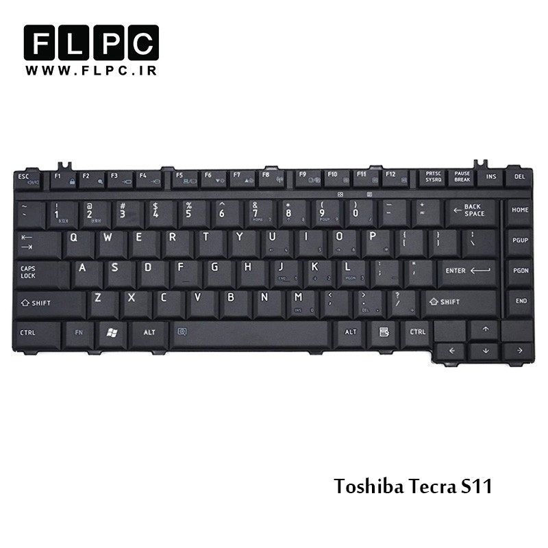 کیبورد لپ تاپ توشیبا Toshiba Laptop Keyboard Tecra S11 مشکی