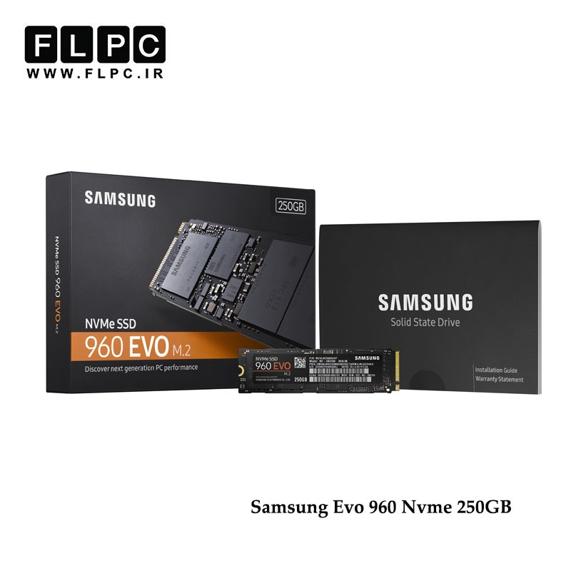 اس اس دی مدل  Evo 960 Nvme سامسونگ 250گیگابایت/ Samsung Evo 960 Nvme SSD Drive 250GB