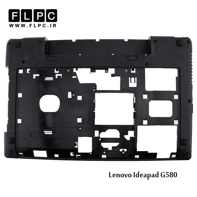 قاب کف لپ تاپ لنوو Lenovo IdeaPad G580 Laptop Bottom Case _Cover D مشکی - پلاستیکی - با HDMI