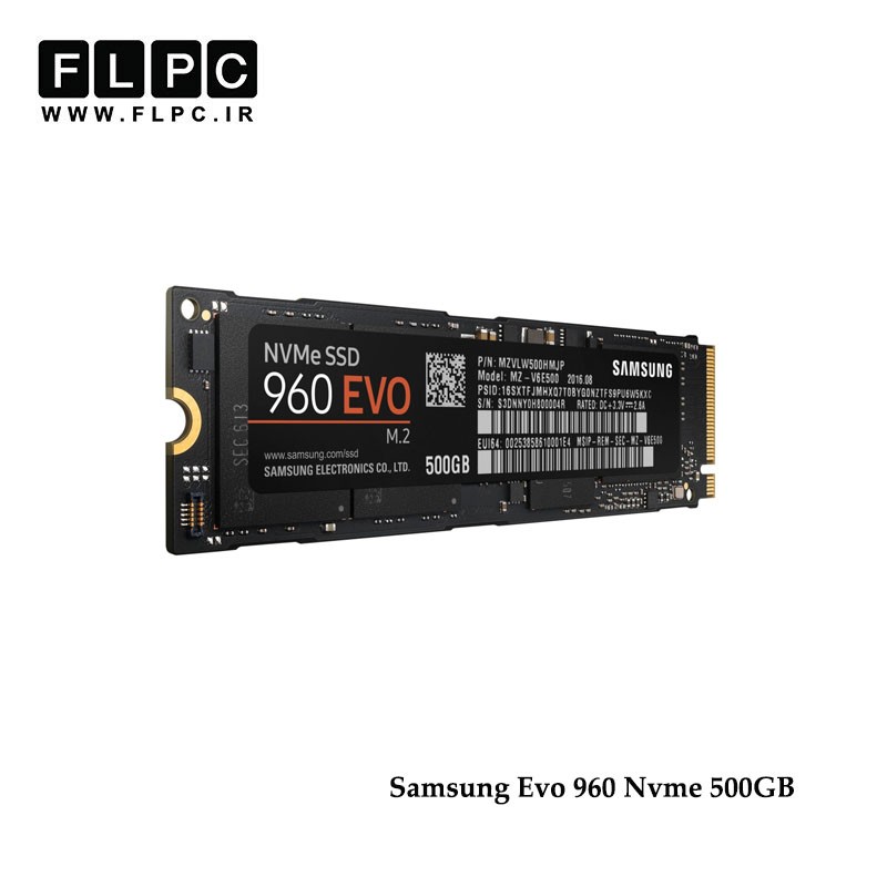 اس اس دی مدل  Evo 960 Nvme سامسونگ 500 گیگابایت/Samsung Evo 960 Nvme SSD Drive 500GB