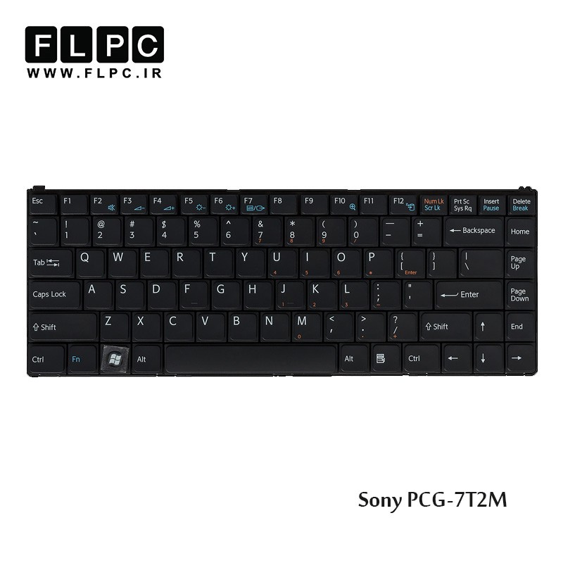 کیبورد لپ تاپ سونی Sony Laptop Keyboard PCG-7T2M مشکی