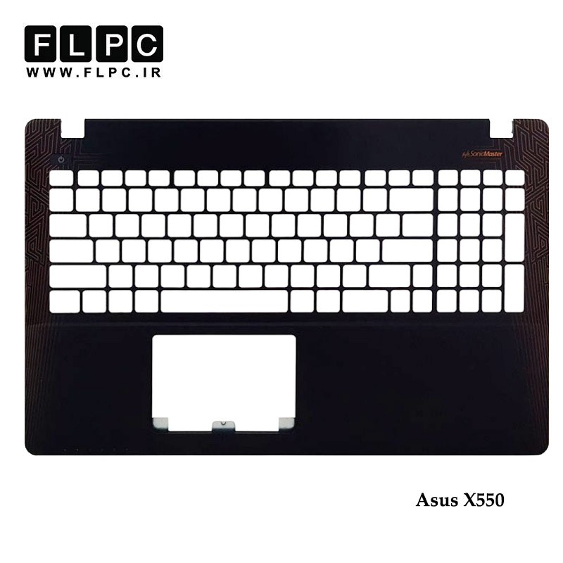 قاب دور کیبورد لپ تاپ ایسوس Asus X550 Laptop Palmrest Case _Cover C مشکی - اینتر کوچک