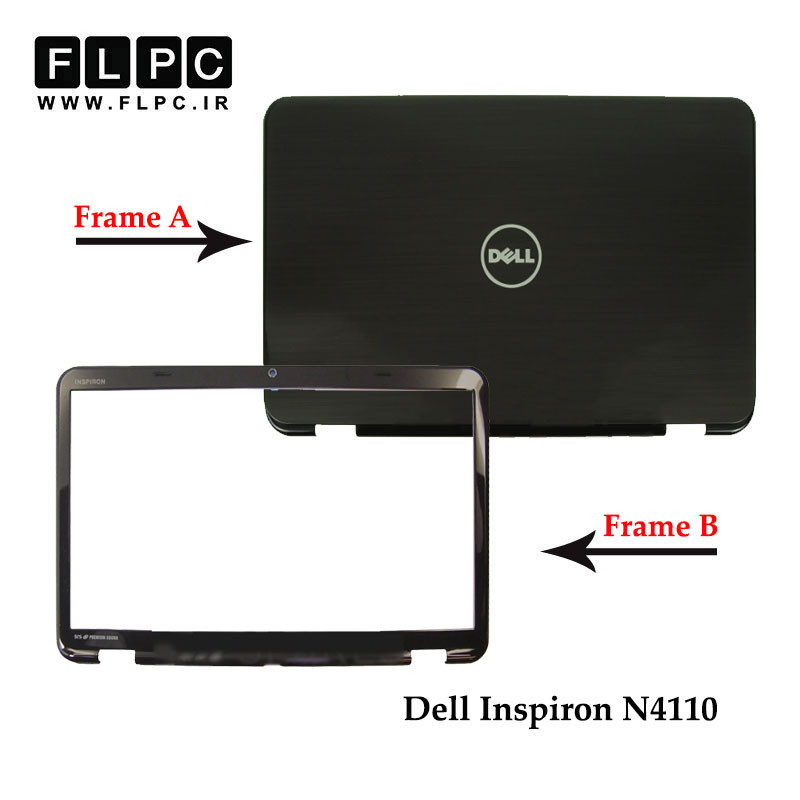 قاب پشت و جلو ال سی دی لپ تاپ دل Dell Inspiron N4110 _Cover A+B