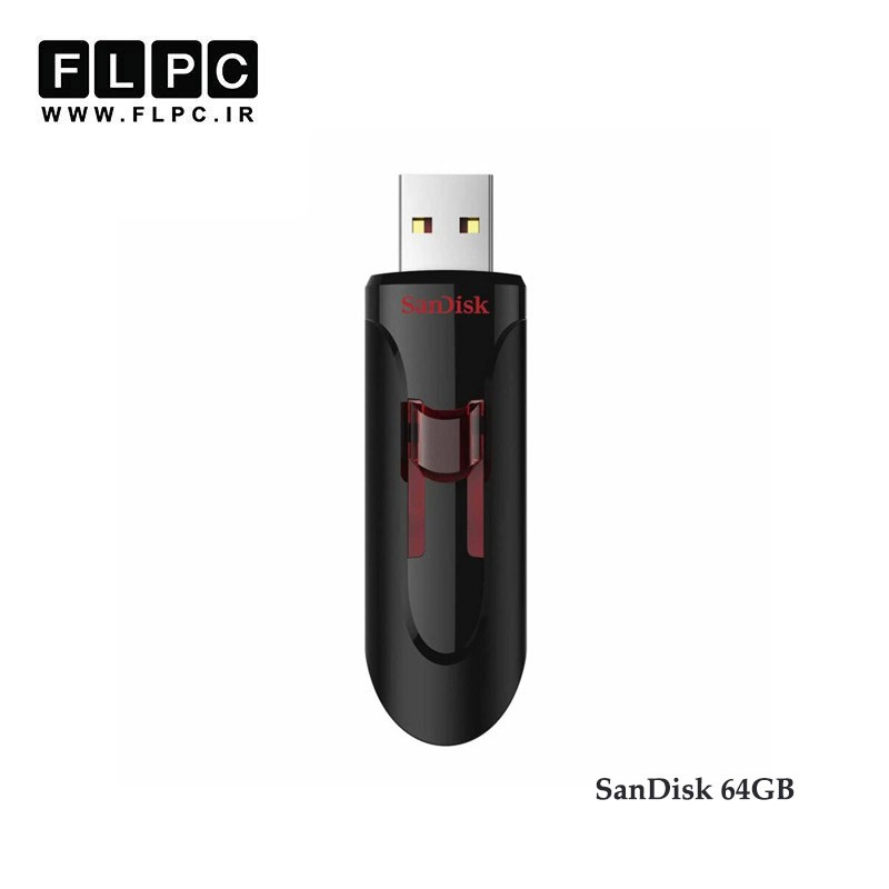 فلش مموری SanDisk مدل Cruzer Glide ظرفیت 64 گیگابایت