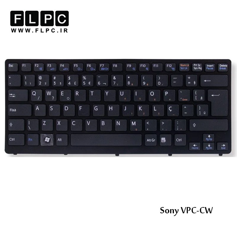 کیبورد لپ تاپ سونی Sony Laptop Keyboard VPC-CW مشکی-بافریم