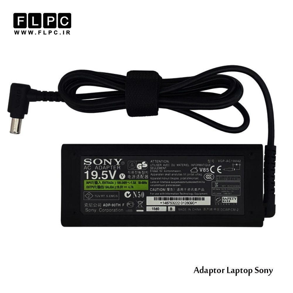 آداپتور لپ تاپ سونی 19.5 ولت 4.7 آمپر Sony 19.5V 4.7A Laptop Adaptor