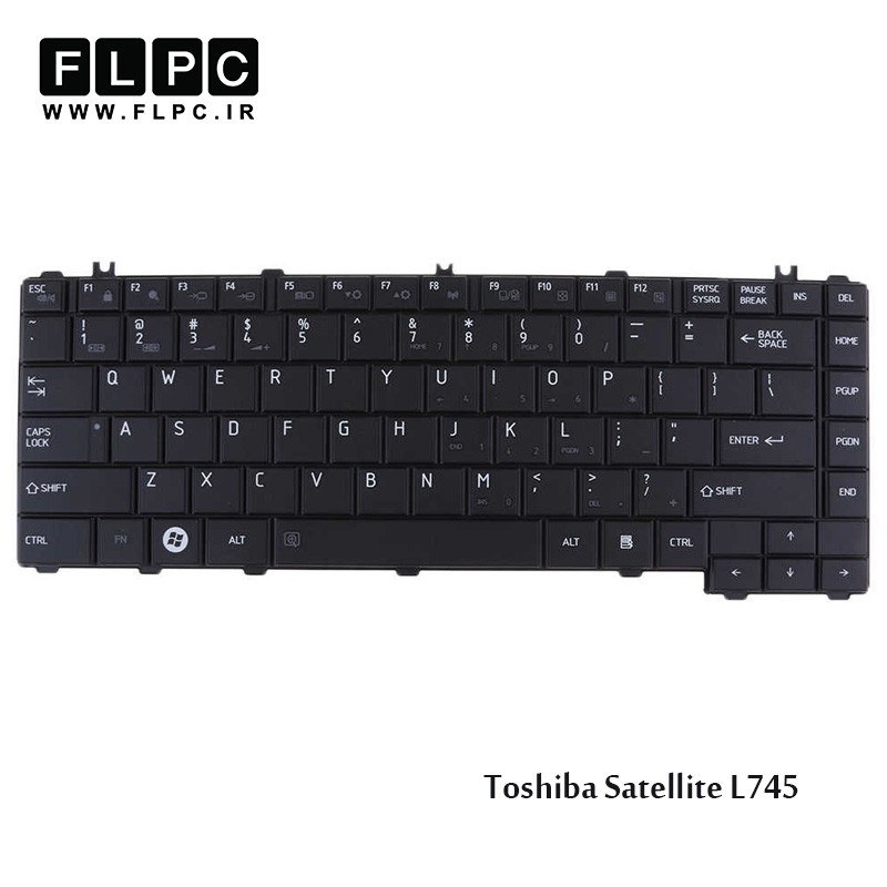 کیبورد لپ تاپ توشیبا Toshiba Laptop Keyboard Satellite L745