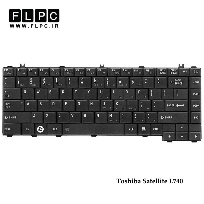 کیبورد لپ تاپ توشیبا Toshiba laptop keyboard Satellite L740