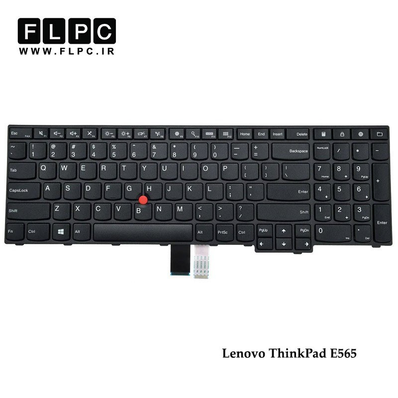 کیبورد لپ تاپ لنوو Lenovo Laptop Keyboard ThinkPad E565 مشکی-باموس-بافریم