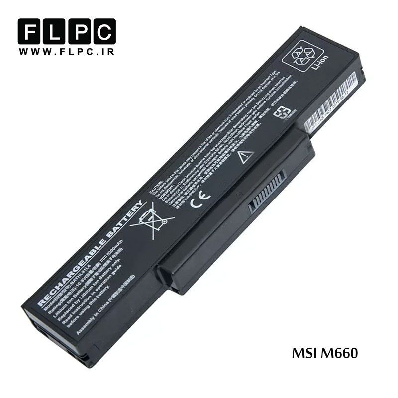 باتری لپ تاپ ام اس آی MSI MEGABOOK M660 _4400mAh