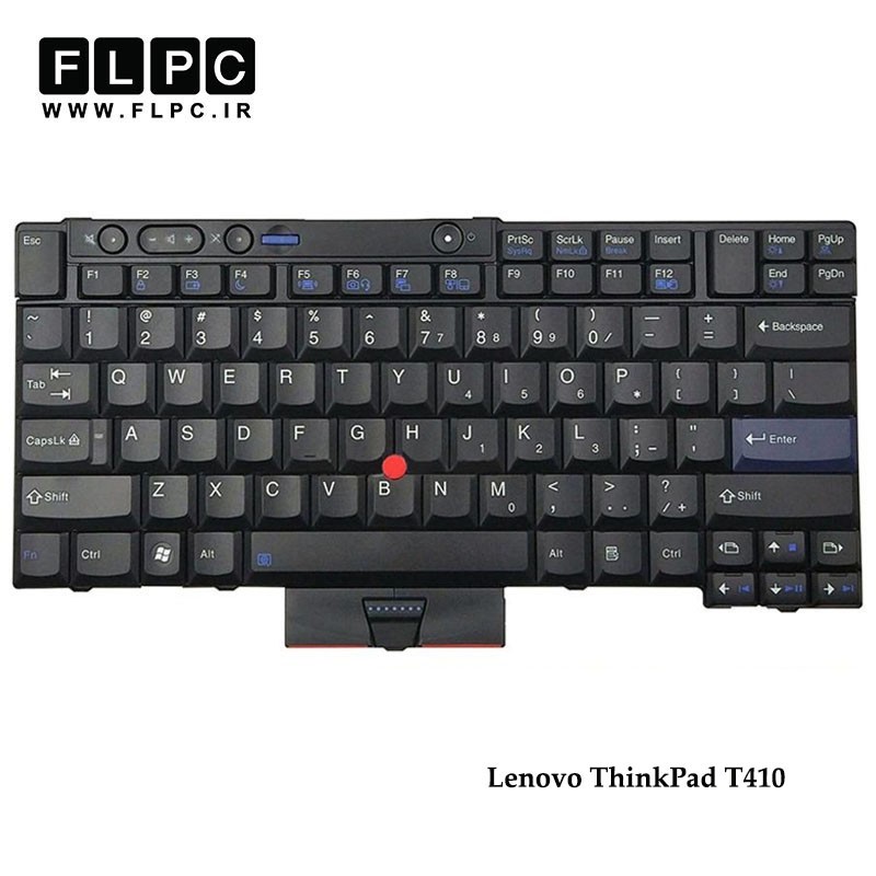 کیبورد لپ تاپ لنوو Lenovo Laptop Keyboard IdeaPad T410 مشکی-با موس-با فریم