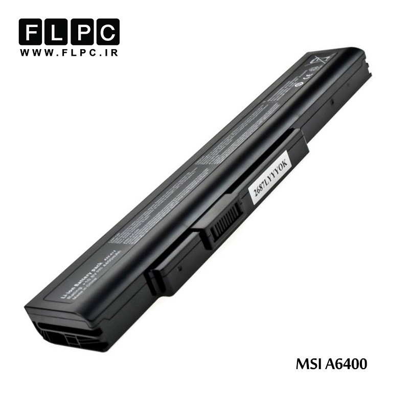 باطری لپ تاپ ام اس آی MSI Laptop Battery A6400 -6cell