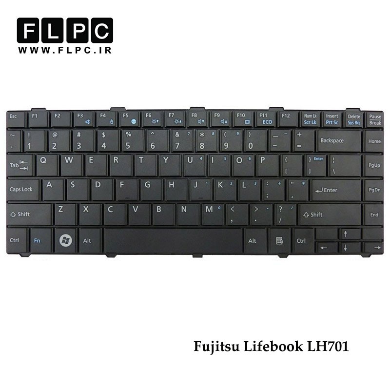 کیبورد لپ تاپ فوجیتسو Fujitsu Laptop Keyboard Lifebook LH701 مشکی