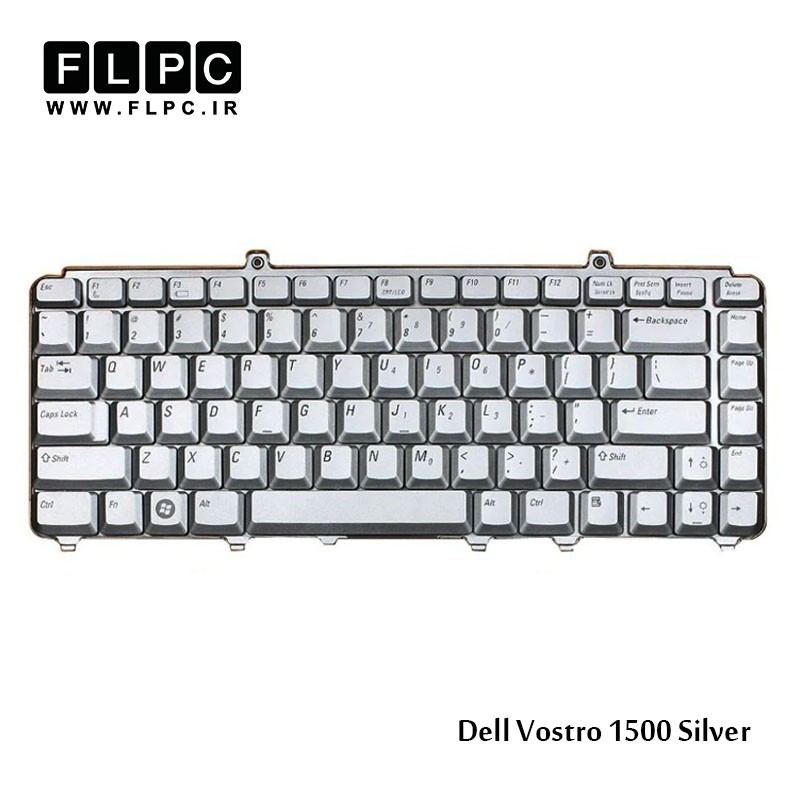 کیبورد لپ تاپ دل 1500 نقره ای Dell Vostro 1500 Laptop Keyboard