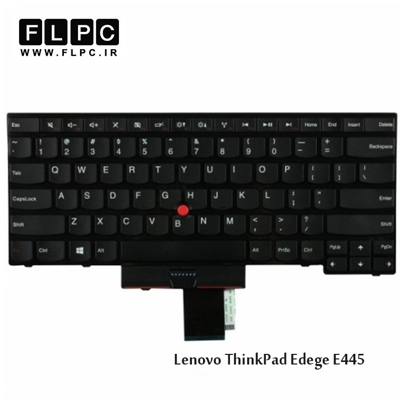 کیبورد لپ تاپ لنوو Lenovo Laptop Keyboard ThinkPad Edege E445 مشکی- باموس- بافریم