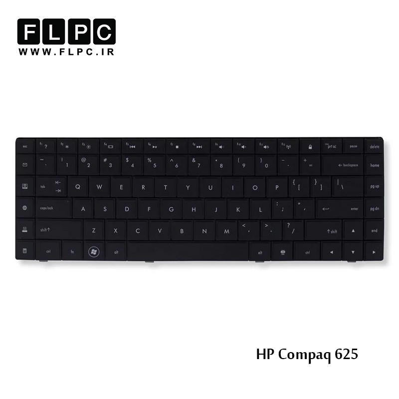 کیبورد لپ تاپ اچ پی HP laptop keyboard Compaq 625 مشکی