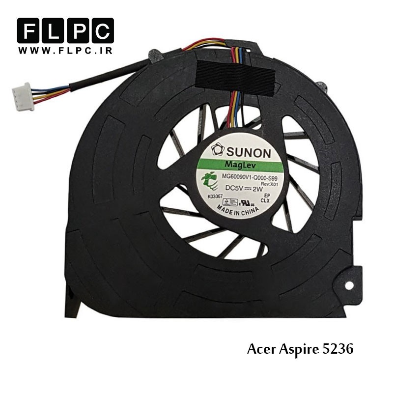 سی پی یو فن لپ تاپ ایسر Acer Laptop CPU Fan Aspire 5236 چهار سیم