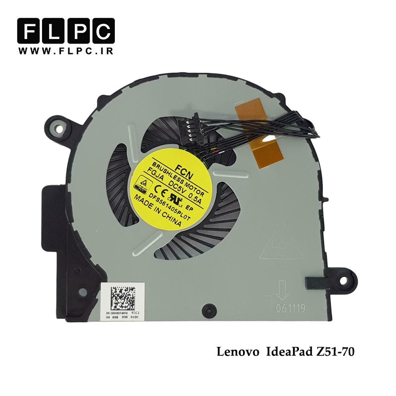 سی پی یو فن لپ تاپ لنوو Lenovo Laptop CPU Fan IdeaPad Z51-70