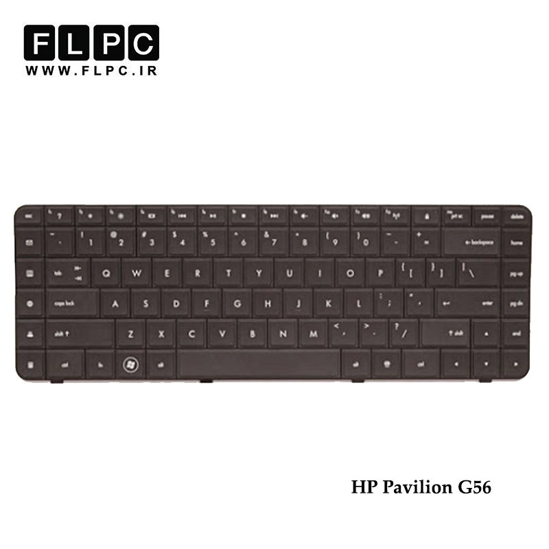 کیبورد لپ تاپ اچ پی HP Laptop Keyboard Pavilion G56 مشکی