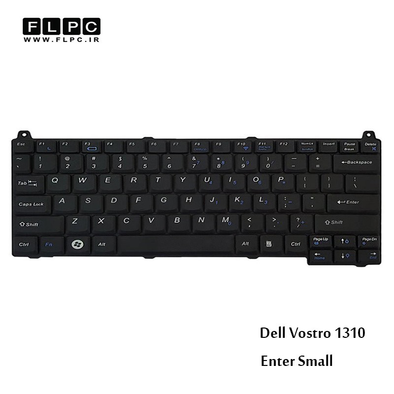 کیبورد لپ تاپ دل 1310 مشکی- اینتر کوچک Dell Vostro 1310 Laptop Keyboard