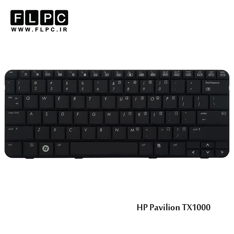 کیبورد لپ تاپ اچ پی HP Laptop Keyboard Pavilion TX1000 مشکی