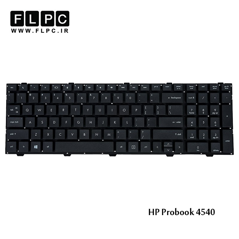 کیبورد لپ تاپ اچ پی HP ProBook 4540 مشکی- اینتر کوچک- بدون فریم
