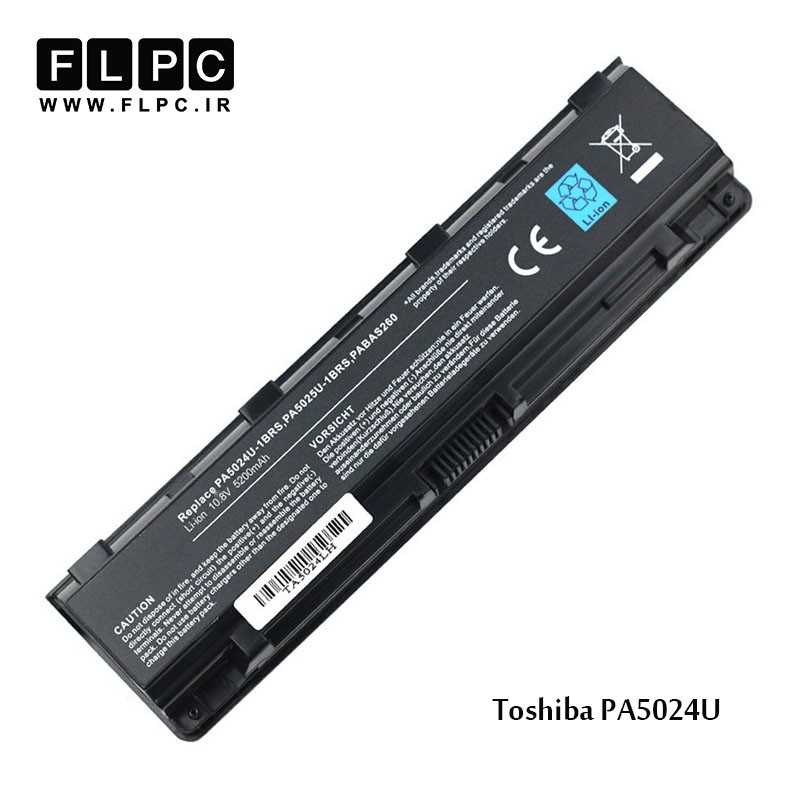 باطری لپ تاپ توشیبا 5024 مشکی Toshiba PA5024U Laptop Battery - 6cell