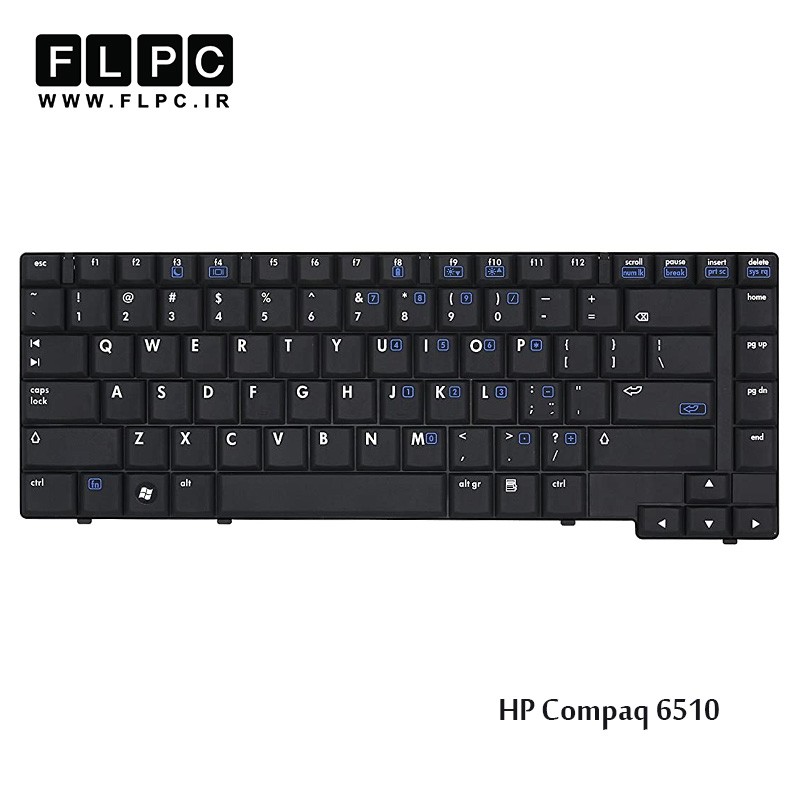 کیبورد لپ تاپ اچ پی HP Laptop Keyboard Compaq 6510 مشکی