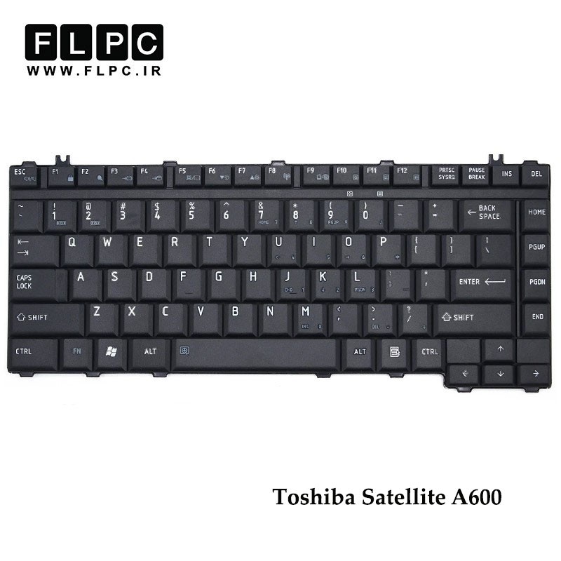 کیبورد لپ تاپ توشیبا Toshiba Laptop Keyboard Satellite A600 مشکی