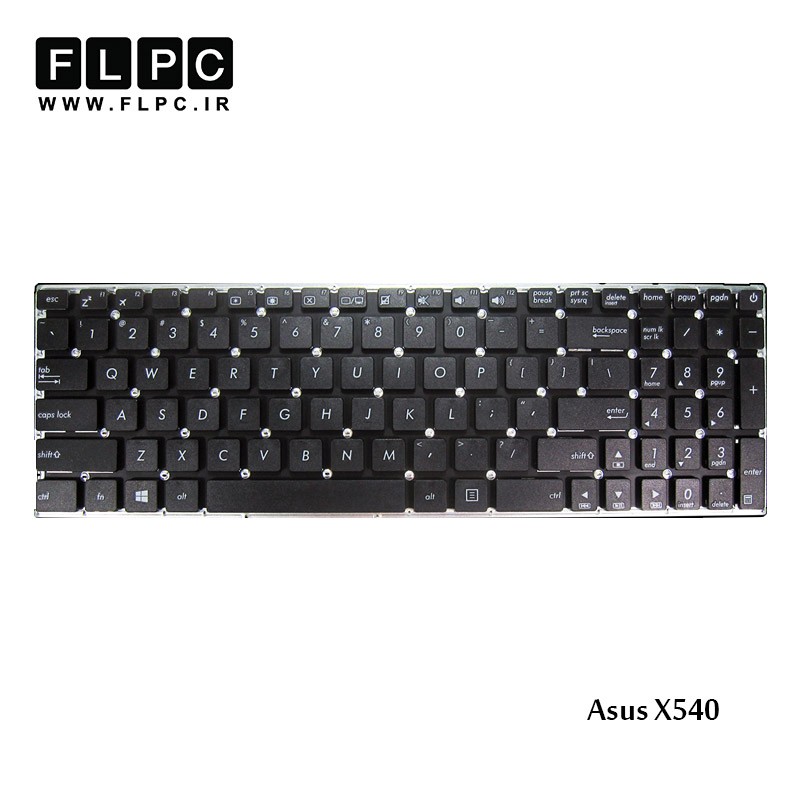 migrated_img_18222 کیبورد لپ تاپ ایسوس Asus X540 اینترکوچک- بدون فریم- به همراه کلید پاور