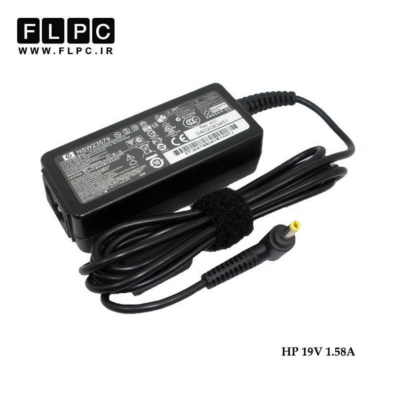 آداپتور لپ تاپ اچ پی HP 19V 1.58A _4.0*1.7 سرریز