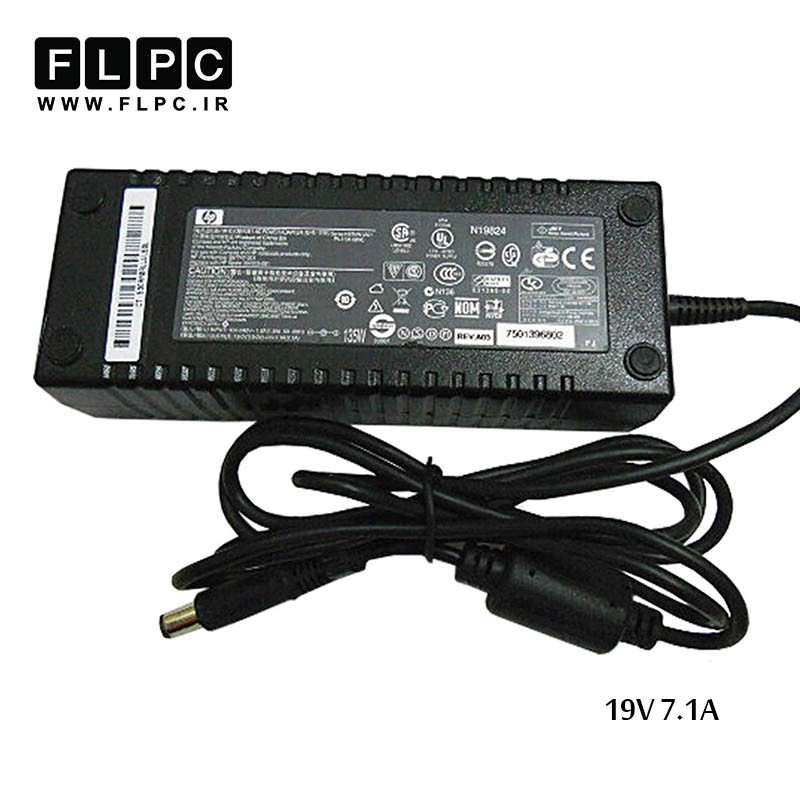 آداپتور لپ تاپ اچ پی 19 ولت 7.1 آمپر 135 وات/HP Laptop Adaptor 19V 7.1A 135W