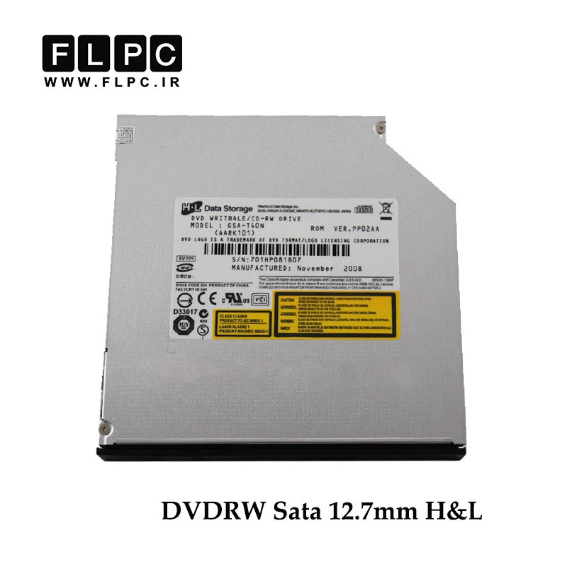 دی وی دی رایتر ساتا اسلیم 12.7 میلی متر / Laptop 12.7mm Slim Sata DVDRW H&L